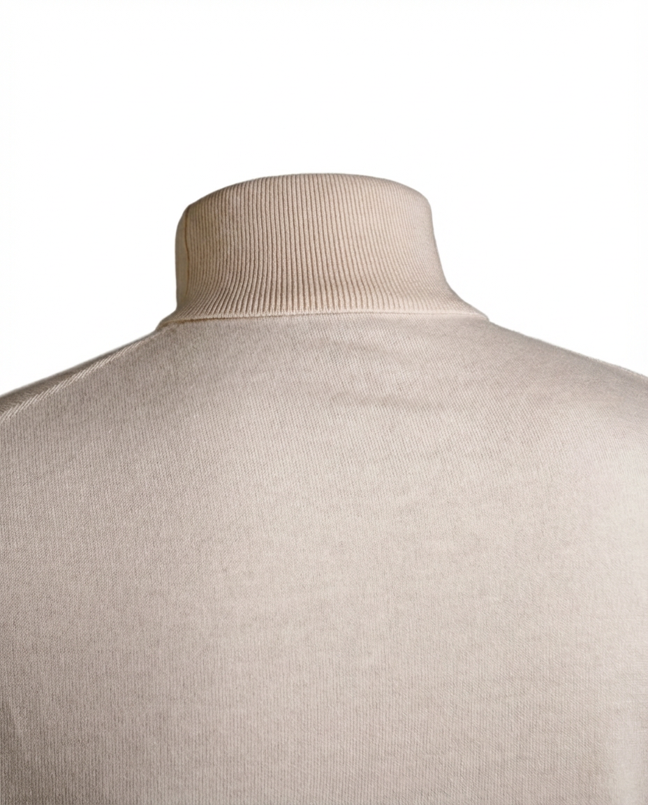 Rollkragenpullover Herren Weiss